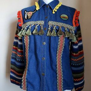 Bohemian Inspired Denim Jacket